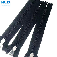 Usine Hengda Personnalisé sur mesure 3 #   5 # Accessoires textiles pour la maison : Fermeture éclair néon en nylon, fermeture éclair à extrémité fermée pour bagages et sacs