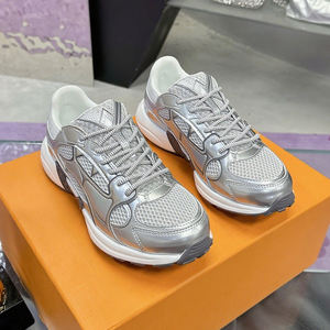 Chaussures de sport de luxe haut de gamme, nouveau style, en maille légère, confortables, souples, respirantes, en EVA, pour la marche décontractée, pour toutes les saisons automne-hiver - Product Image 1