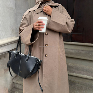 윌슨 패션 2026 긴 소매 버튼과 포켓이 있는 단정한 무슬림 여성 이슬람 의류 모든 계절 및 모든 행사에 적합 - Product Image 2