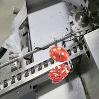 Machine d'emballage de chocolat en aluminium de forme semi-ellipsoïdale, haute vitesse, avec distribution de colle entièrement automatique et personnalisable