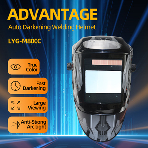 Máscara de Soldadura con 4 Sensores de Arco DIN5-DIN13, Oscurecimiento Automático Solar, TIG MIG MMA, Color Real, Gafas de Soldador - Product Image 2