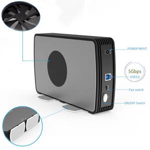 Boîtier de disque dur externe <span class=keywords><strong>FIDECO</strong></span> 3,5 pouces 5 Gbps SATA USB 3.0, boîtier USB 2,5 SATA, boîtier de disque dur SSD, boîtier de disque dur HDD - Product Image 4