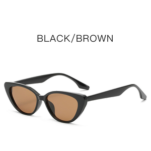 Occhiali da sole estivi stile retrò alla rinfusa occhiali da sole stile Cateye rettangolo all'ingrosso nero da donna - Product Image 4