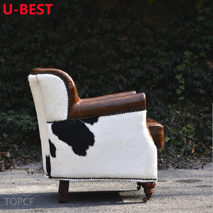 <span class=keywords><strong>Fauteuil</strong></span> en cuir coloré de luxe U-Best, style américain antique, canapé en cuir <span class=keywords><strong>patchwork</strong></span>, <span class=keywords><strong>fauteuil</strong></span> à cigares à vendre - Product Image 3