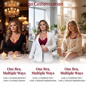 <span class=keywords><strong>Reggiseno</strong></span> Push-up Personalizzabile Nuovo Stile Europeo e Americano con <span class=keywords><strong>Pizzo</strong></span> Sottile e Ferretto, Regolabile per <span class=keywords><strong>Taglie</strong></span> <span class=keywords><strong>Forti</strong></span> - Product Image 2