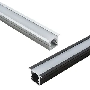 Perfil de alumínio de Metalux 1m 2m 3m para o perfil exterior conduzido da tira da iluminação Super Slim Recessed a luz do alumínio conduziu o perfil