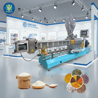 Machines de fabrication de riz instantané, extrudeuses automatiques de riz nutritionnel, ligne de production de riz fortifié