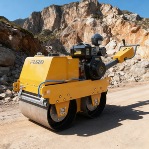 รถบดถนนแบบเดินตาม คุณภาพสูง 550 กก. ใช้ในงานก่อสร้างถนน ราคาถูก - Product Image 1