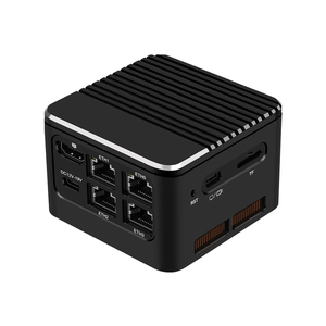 Ultra pequeño portátil 2.5GbE Firewall Router Intel Alder N100 N200 I3 N305 4xI226V Nics 3x4K Pf-sense Firewall Appliance Mini PC - Product Image 2