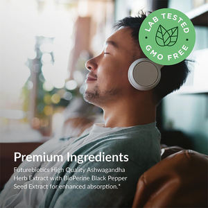 OEM Private Label GMP Factory Nahrungs ergänzungs mittel für Männer Ashwagandha KSM 66 Schlaf kapseln für Erwachsene und Jugendliche - Product Image 4