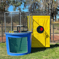Stand de dunk pas cher facile dunker jeux d'eau réservoir d'eau gonflable pour enfants adultes