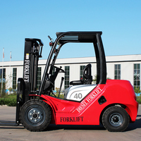 Chariot élévateur diesel tout-terrain CE 2600 kg 4000 kg 4500 kg avec déplacement latéral, livraison gratuite, hauteur de levage 3 m 4,5 m