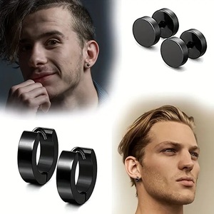 ต่างหูสแตนเลส 16 คู่ ยูนิเซ็กส์ สไตล์พังก์ รูปทรงกากบาท ผู้ชายผู้หญิง ชุดเครื่องประดับแฟชั่น - Product Image 3