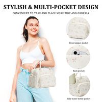 Sac à lunch isolé pour femmes hommes grande boîte à lunch réutilisable adulte étanche Portable glacière sacs fourre-tout pour le travail pique-nique sac isotherme