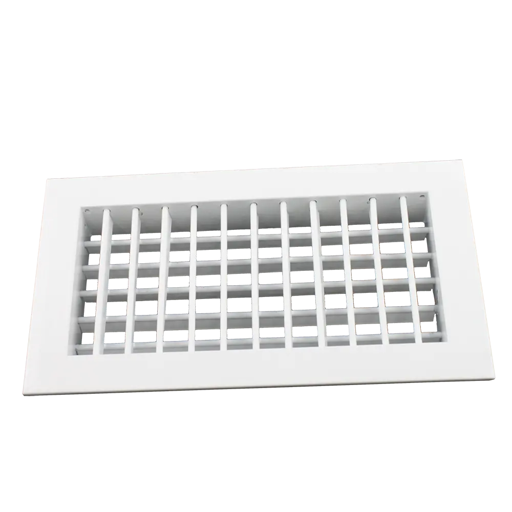 Grille d'échappement réglable en aluminium pour climatisation, sortie d'air de climatisation de taille personnalisée à degrés