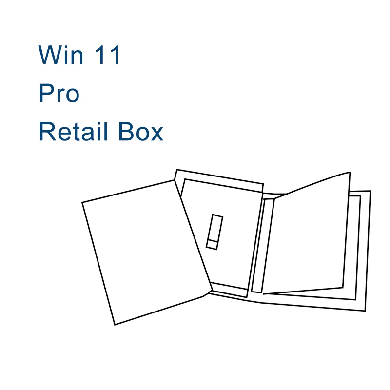 Win 11 Pro קופסא קמעונאית 1 PC 100% עובד 10 קופסא קמעונאית USB מקצועית משלוח מהיר