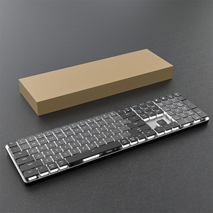 Ultra-schlanke kabellose mechanische Bluetooth-Tastatur Weiße LED-Hintergrund beleuchtung Low-Profile-Ausgang Mechanische rote Schalter-Gaming-Tastatur - Product Image 2