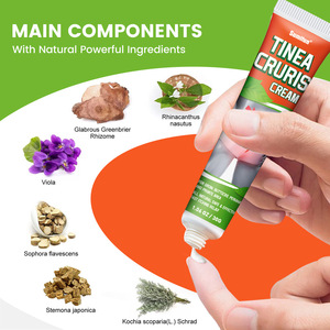Fórmula Herbal Natural para el Cuidado Diario de la Piel Íntima, Absorción Rápida, No Grasosa, Apta para Hombres y Mujeres, <span class=keywords><strong>Crema</strong></span> para Tinea Cruris - Product Image 2