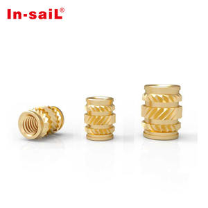 La conception symétrique d'insertion de <span class=keywords><strong>cheminée</strong></span> ronde élimine l'orientation Les écrous de soudure en laiton insère - Product Image 5