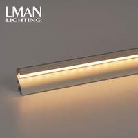 Bande lumineuse LED dc 12v 24mm en aluminium pour meubles et meubles, 3000K 6000K SMD