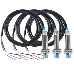 Sensore <span class=keywords><strong>di</strong></span> <span class=keywords><strong>Prossimità</strong></span> Induttivo Cilindrico M12 Non Schermato T NPN NC DC 10-30V con Distanza <span class=keywords><strong>di</strong></span> Rilevamento - Product Image 1
