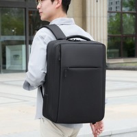 Sac à dos pour ordinateur portable 17,3 pouces, imperméable, en Oxford, pour hommes, voyage d'affaires, sac d'ordinateur, sac d'étudiant, mochila, sac à dos scolaire à fermeture éclair