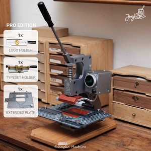 Manual de tarjetas de papel digital cuero madera tela jabón tipografía máquinas de estampado en caliente plástico PVC máquina de prensa de calor - Product Image 1