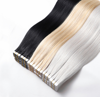 Натуральные европейские волосы Remy от производителя: невидимые накладные пряди на ленте, с сохраненной кутикулой, шелковистые, прямые, светлые оттенки