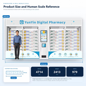 Smart Otc Drugs <strong>Robot</strong> Healthy Retail <strong>Pharmacy</strong> Medicine Vending Machine with Touch Screen - Product Image 2