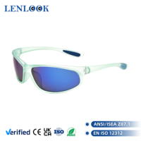 Lunettes de soleil de sport anti-choc, anti-éclats, anti-UV de haute qualité, fabriquées en usine, avec verres interchangeables
