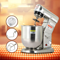 Mélangeur planétaire automatique en acier inoxydable 10L pour pâte à gâteau et aliments, idéal pour la boulangerie