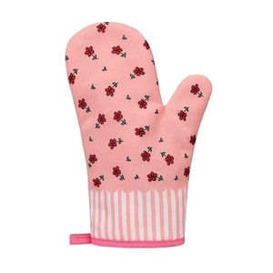 Gants de cuisine en tissu épais à motif personnalisé, résistants à la chaleur, pour la cuisson quotidienne, la grillade et les fonctions <span class=keywords><strong>micro</strong></span>-ondes - Product Image 6