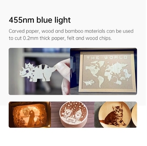 Machine de marquage laser M4 Mini 2-en-1 pour métaux et non-métaux / Graveur laser pour usine - Product Image 3