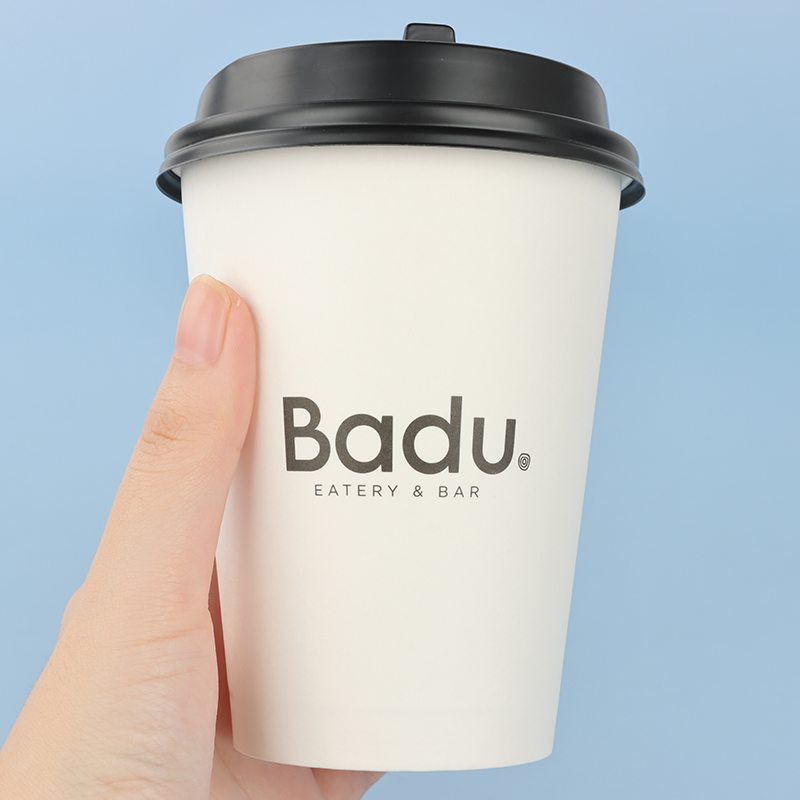 Customized Logo Printed Single Wall Paper Cup Coffee Paper Cup Packaging Disposable Paper Cup