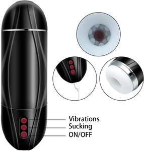 Diskreter Weltweiter Versand Umweltfreundlicher TPE Automatischer Stoßender Masturbator für Männer Wasserdichtes Sexspielzeug mit Starker Saugfunktion - Product Image 5