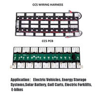 Harnais d'assemblage de barres omnibus CCS personnalisé, connexion de module de batterie FPC, fil de détection de tension BMS 12V-800V, certifié CE, OEM