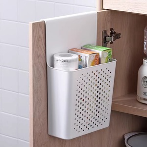 Cesta de Almacenamiento Interior para Puerta de Cocina con Ganchos Colgantes, Cesta Colgante para Puerta de Armario, Estante de Almacenamiento - Product Image 2