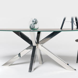 फैक्टरी अनुकूलित औद्योगिक डिजाइन टेबल पैर मजबूत फ्रेम स्टील हटाने योग्य स्पाइडर टेबल पैर कॉफी टेबल पैर - Product Image 4