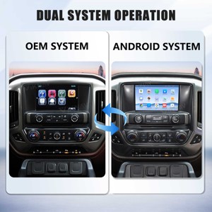 Decodificador de Auto con Android 13 para Chevrolet Silverado/GMC SIERRA 2014-2018, CarPlay, Android Auto, GPS, Navegación, Reproductor Multimedia - Product Image 3