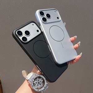 Funda de teléfono magnética con funda de carga inalámbrica original mate PC para iPhone 12 13 14 14 Plus 15 16 17 17 Pro y 17 Pro Max - Product Image 6