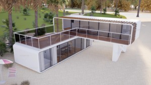 Cabaña Prefabricada Tipo Apple de 20 Pies, Estructura de Acero, Casa Contenedor, Diseño Moderno, Insonorizada, Impermeable, Casa Móvil, Villa, Oficina - Product Image 6