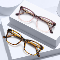 MS 97794 Gafas Ópticas Modernas para Mujer, Diseño Brillante, Armazón de Metal TR90, Gafas con Bloqueo de Luz Azul, Logotipo Personalizado