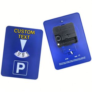 Disque de stationnement numérique en plastique imprimé avec logo personnalisé / minuteur de stationnement électronique, accessoires extérieurs, minuteur de voiture numérique automatique - Product Image 1