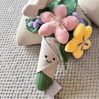 Boneka Plush JC Lucu Terbaru, Boneka Hewan Lembut, Boneka Bunga Genggam, Dekorasi Rumah, Hadiah untuk Anak Perempuan, Kado Ulang Tahun