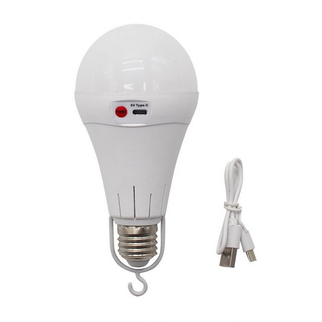 Wholesale Factory DOB AC/DC/USB Charging Lamp Rechargeable 10W 15W Type C Emergency Bulb Led Emergency Lights