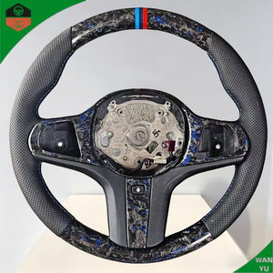 Volante de Fibra de Carbono y Cuero Perforado Personalizado para <span class=keywords><strong>BMW</strong></span> M3 M4 M5 340i 440i G20 G30 G05 G80 G87 2019 2020 2021 <span class=keywords><strong>2022</strong></span> - Product Image 4