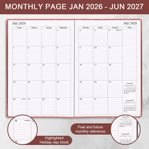 สมุดโน้ตหนังเทียมสายหนังแข็ง A5pu พร้อมช่องใส่ปากกา สมุดโน้ตธุรกิจแบบเรียบง่าย - Product Image 6