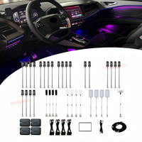 Lampe d'ambiance 30 couleurs pour Audi Q5 E-Tron RHD LHD, éclairage intérieur de voiture, bande décorative pour pièces automobiles