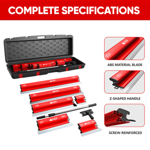 Заводская поставка, 15-100 см, индивидуальное лезвие из нержавеющей стали, удобная пластиковая ручка, профессиональный набор лезвий для скимминга для штукатурки - Product Image 2