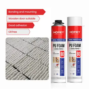 Homey 750ML Foam Mixing Construction Pu Adhesive Polyurethane PU Foam